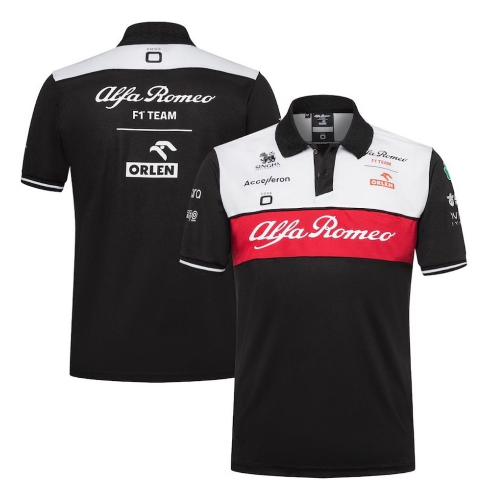 Formula 1 🏎️ Alfa Romeo F1 Team ORLEN Team Polo Men’s Large NWT